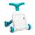 Back view of Toyz Spark turquoise baby walker