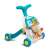Toyz Spark turquoise baby walker with interactive panel and colorful balls