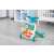 Toyz Spark turquoise baby walker in a nursery setting