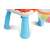 Close-up of Toyz Spark turquoise activity table legs