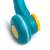 Close-up of Toyz Spark turquoise baby walker wheel detail