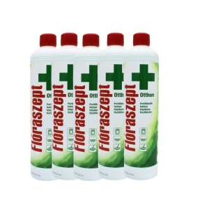 Flóraszept Otthon zöld fertőtlenítő, 5 x 1 liter - Flóraszept