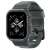 Spigen Rugged Armor Pro Apple Watch band, dark gray, 44/45mm, with carbon fiber accents