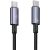 USAMS 60W USB-C - USB-C kábel közelről
