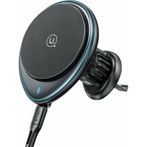 USAMS US-CD222 15W Kabelloses Ladegerät Auto Handyhalter für Lüftungsschlitz - Becherhalter für Autos