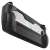 Spigen Rugged Armor case for Asus ROG Ally, black, side view, showing the grip and ventilation