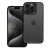 Bracket Case iPhone 15 Pro Max black phone case, clear back, black frame, camera protection