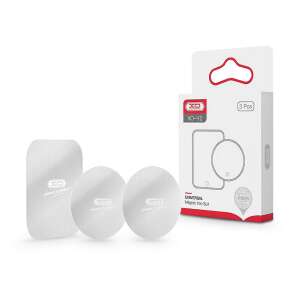 XO Y2 Univerzális mágneses vaslemez készlet, 3 db, ezüst, mágneses telefontartó lemezek - XO