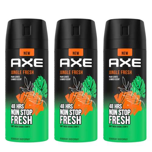Axe Antiperspirant Pánsky dezodorant Jungle Fresh 3x150ml