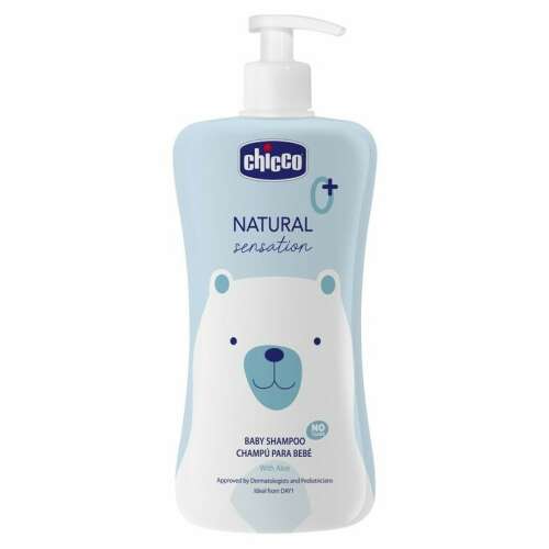 Chicco Natural Sensation baba sampon aloéval, 500ml, újszülötteknek és csecsemőknek