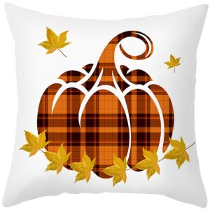Autumn Pumpkin Pattern Decorative Cushion Cover 135329550 - Home Textile