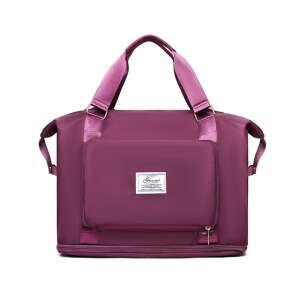 Purple foldable and expandable waterproof travel bag - Backpack