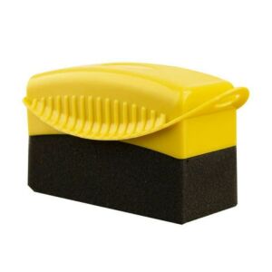 Tire Shine Applicator Sponge, Yellow Car Detailing Tool - Car Care Tool