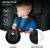 Autosjedalica Kinderkraft Safety Fix i-Size s djetetom, prikazuje sustave H-Guard i Side Protect