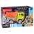 2 in 1 buildable toy truck and robot, green and orange, in box