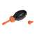 Black and orange screwdriver and screw for 2 in 1 buildable toy truck and robot