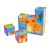 Triceratops dinosaur cube puzzle, kids educational toy