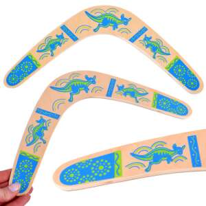 Boomerang with kangaroo design, wooden boomerang, boomerang for kids, boomerang for adults, boomerang for throwing, boomerang for fun, boomerang for games, boomerang for outdoor activities, boomerang for gifts, boomerang for parties - Ramiz