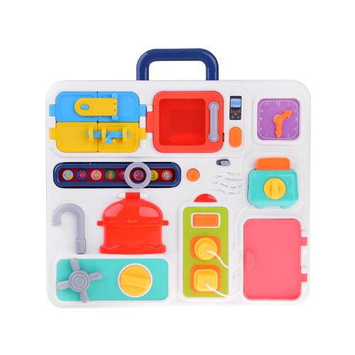 Huanger Interactive kitchen training board with handle.