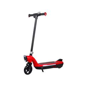 Elektromos gyermek roller LED világítással piros színben