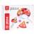 Wooden pizza playset with toppings, pizza cutter, and spatula