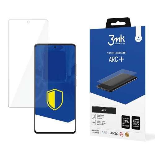 3mk ARC+ ívelt képernyővédő a Redmi Note 13 Pro 4G-hez - Kijelzővédő fólia