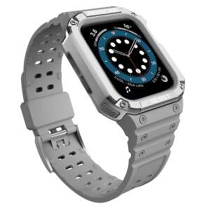 Protect Strap szíj Apple Watch 38/40/41mm - szürke, ezüst 94818193 - Okosóra szíj