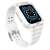 Protect Strap fehér Apple Watch szíj 38mm 40mm 41mm robusztus tokkal