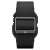 Spigen Lite Fit PRO Apple Watch 44/45mm fekete tok fekete szíjjal, hátulnézet