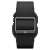 Spigen Lite Fit PRO Apple Watch 44/45mm fekete tok fekete szíjjal, hátulnézet