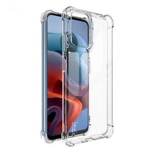 Átlátszó szilikon telefontok Motorola Moto G04 és Moto G24 modellekhez, ütésálló légpárnás sarkokkal - Imak