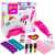 Sada Girl's Creator Nail Art Studio so sušičom na nechty, perom na zdobenie nechtov, lakmi na nechty, trblietkami, nálepkami a ďalším