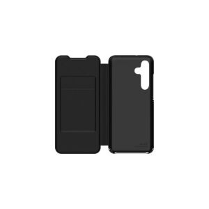 Samsung Galaxy A55 5G black flip case with card slot - Phone Case