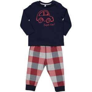 IDEXE autómintás pizsama kockás nadrággal - 86 35703152 Gyerek pizsama, hálóing - Kockás - Autó