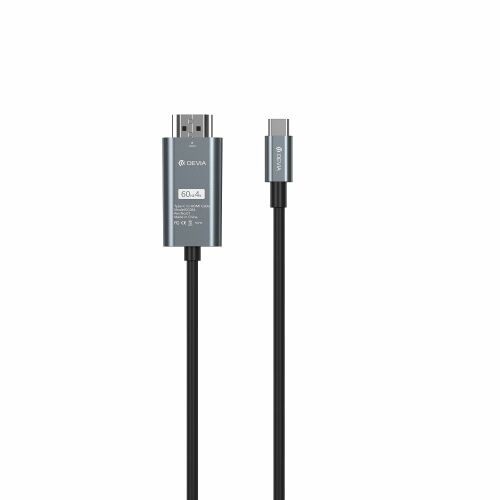 Devia USB Type-C - HDMI kábel 2 m-es vezetékkel - Devia Storm Series Type-C to HDMI Cable (Updated) - fekete 169463523 - Audio és video kábel