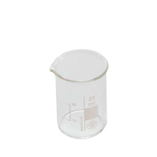 Cilindru gradat 25ml, pahar de măsurare, echipament de laborator