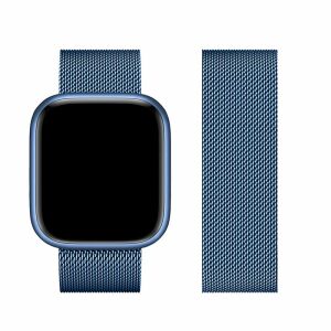 FORCELL F-DESIGN blaues Edelstahl Apple Watch Armband - Forcell