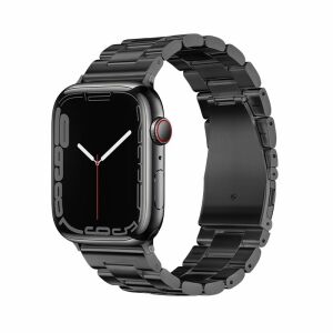 Forcell F-Design Black Metal Apple Watch Band 38/40/41mm - Smart watch strap