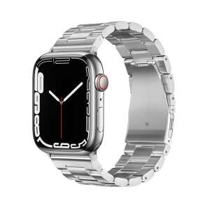 Pasek do zegarka Forcell F-Design ze stali nierdzewnej do Apple Watch 38/40/41mm, srebrny - Pasek do inteligentnego zegarka