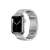 Forcell F-Design stainless steel watch band for Apple Watch 38/40/41mm, silver, on Apple Watch
