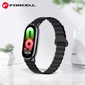 FORCELL FX8 Xiaomi Mi Band 8 Szilikon Szíj - Fekete 94825338 - Okosóra szíj