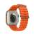 Forcell F-Design Apple Watch band in orange color, 42/44/45/49mm, back view
