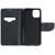 Inside view of black leather phone case for Samsung A35