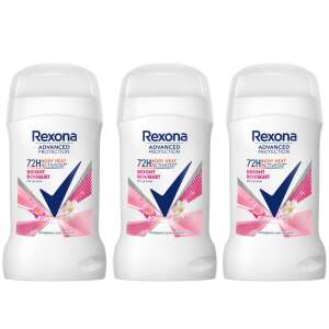 3 db Rexona Advanced Protection 72H Body Heat Activated Bright Bouquet Női Izzadásgátló Stift, 0% alkohol - Rexona