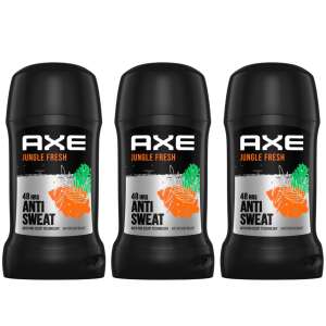 3 Pakiranja Axe Jungle Fresh Antiperspirant Deodorant Stick, 48 Sati Zaštite, za Muškarce - Axe