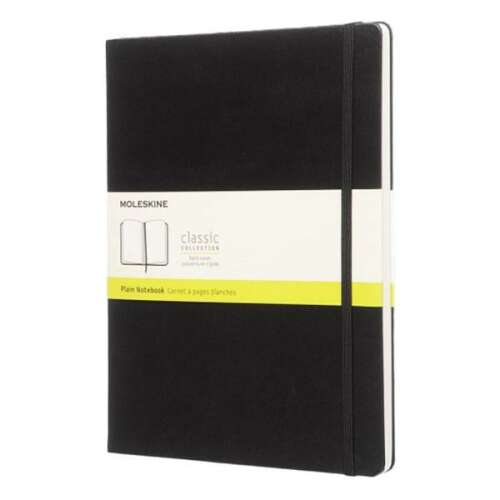 Caiet Moleskine Classic Collection XL A4 cu copertă tare, negru
