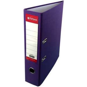 Lila Fortuna A4 gyűrűs mappá, 75mm gerinc - Fortuna