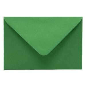Zöld boríték, KASKAD LC/6, 114x162mm, 50 db-os csomag - Boríték