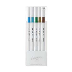 UNI EMOTT Feinschreiber-Set - 5 Stk., 0.4mm 94831265 - Stifte & Bleistifte