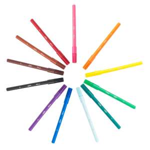 BIC Kids Visa abwaschbare Filzstifte, 12er Pack, sortierte Farben - Zeichengeräte